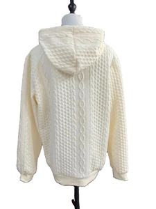 Otoño Invierno nueva llegada mujeres moda coreana Casual suelta Sudadera con capucha manga larga Tops en gris Terry tela pulóveres sudaderas - Product Image 5