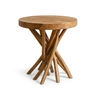 โต๊ะกาแฟ ARTERRA รุ่น Luxury Teak Branch หน้าไม้ ทำมือ เป็นมิตรกับสิ่งแวดล้อม ทนทาน อเนกประสงค์ สไตล์เรียบง่าย เหมาะสำหรับห้องนั่งเล่น - Product Image 1