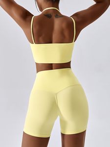Sujetador deportivo personalizado para mujer, top atlético elástico de doble vía para pedidos al por mayor, sujetador deportivo largo para mujer - Product Image 5