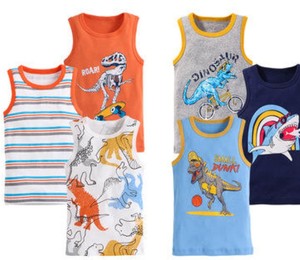 Débardeur sans manches décontracté pour tout-petits, t-shirts unis à séchage rapide et écologiques - Product Image 1