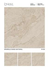 Azulejos de porcelana mate de primera calidad de 600X600MM diseñados para interiores sofisticados que buscan textura profunda y una durabilidad excepcional. - Product Image 3