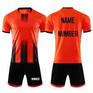 Free Custom Soccer Jersey Set with Logo Soccer Uniform Sublimation Printed Football Shirts Teams Wear - Product Image 5