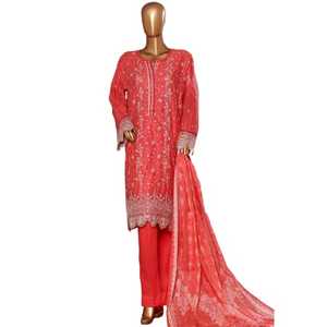 Costumes pakistanais en coton / lawn, costumes en coton / lawn de Faisalabad, robes pakistanaises, Salwar Kameez, vêtements d'été, Salwar Kameez pour femmes - Product Image 1