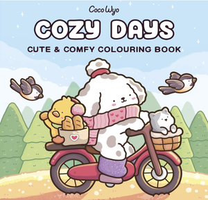 Libros de Colorear para Adultos de Ficción Cozy Days de Coco Wyo |   120 Hojas de Papel para Colorear, Diseño Lindo y Acogedor (Suministro al por Mayor) - Product Image 1