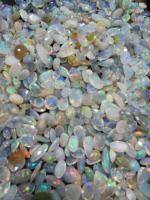 Opales naturelles taillées en cœur de 5-7 mm, polies, opalescentes, pierres précieuses en vrac du Rajasthan pour la fabrication de bijoux