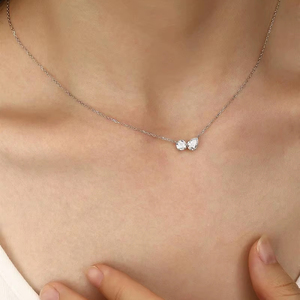 Diamantes Cultivados en Laboratorio, Corte Pera y Redondo, Certificados por IGI, D-E-F VVS-VS, en Oro de 14K, Oro Rosa, Oro Blanco y Plata de Ley - Product Image 1