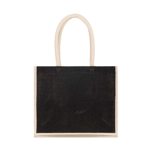 Sac de plage en jute moyen, sac de plage écologique en jute, durable, élégant et spacieux, avec une large ouverture et des bretelles confortables pour un rangement facile. - Product Image 3