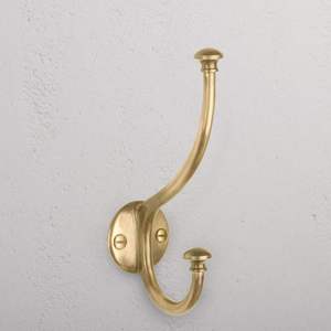 High Grade Brass Utility <b>Hooks</b> with Heavy Duty Wall Hangers for Coats Bags <b>Tools</b> Towels and Everyday Home Organization Use - Product Image 4