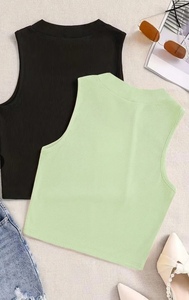 เสื้อผ้าขายส่งสำหรับวัยรุ่น สวมใส่ได้ทุกวัน ดีไซน์ทันสมัยสำหรับฤดูร้อน ทรงเข้ารูป กระชับรูปร่าง เหมาะสำหรับใส่ลำลอง คุณภาพดีแต่ดูหรูหรา - Product Image 3