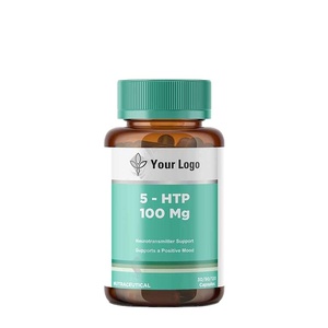 Compléments de santé à base de plantes de haute qualité sous marque privée, 5-HTP 100 mg en capsules, antioxydant pour hommes et femmes, durée de conservation de 24 mois - Product Image 1