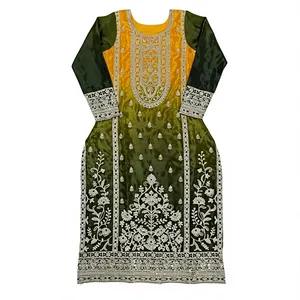 Nueva Colección de Moda: Kurti Elegante de 3 Piezas con Pantalones Plazzo Acampanados y Dupatta - Product Image 1