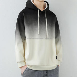 Tie Dyed Gradient Hommes Hoodies Multi Color Pull Hoodie pour Hommes 100% Polyester Hoodies - Product Image 4