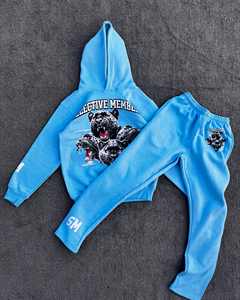 Conjunto Deportivo para Hombre, Estilo Nuevo, Sudadera con Estampado y Pantalones Jogger, Fábrica de Ropa OEM - Product Image 1