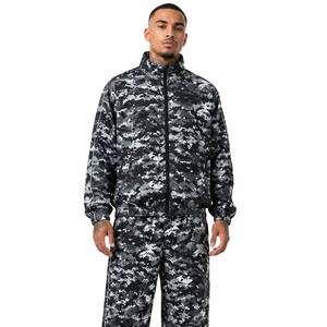 Unisex Color Blocking Tracksuit Full <b>Zip</b> <b>Hooded</b> Sporty Jogging Set Lightweight 100% Organic Cotton Winter Casual Wear Adult Size - Product Image 1