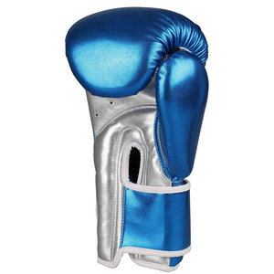 Guantes de Boxeo Personalizados de Cuero Vacuno Genuino con Cierre de Cordones para Correa de Muñeca, Absorción de Humedad, Uso Adulto, Alta Calidad - Product Image 3