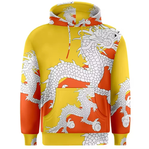 Sweat à capuche à manches longues pour homme, marque privée, entièrement personnalisable, hiver, uni, imprimé par sublimation, streetwear, confortable, en polaire - Product Image 5