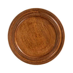 Minimalist Design Wood Charger Plate Dish Wedding <b>Dinner</b> <b>Table</b> Traditional Design Wood Charger Plates - Product Image 6