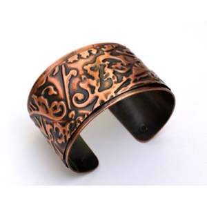 Bracelet en cuivre fait main de style moderne, fournitures de perlage pour la mode quotidienne - Product Image 5