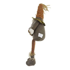 ตุ๊กตาโนมสีน้ำตาลใบเมเปิ้ลผ้า ขนาด 10.2x8.7x24.5 นิ้ว จำนวน 2 ชิ้น สำหรับตกแต่งโต๊ะในเทศกาลวันขอบคุณพระเจ้า ฤดูใบไม้ร่วง งานเลี้ยงฉลอง - Product Image 3