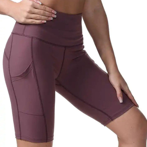 OEM <b>Yoga</b> <b>Shorts</b> Durable Seamless Gym <b>Shorts</b> for Women Fitness Workout Apparel Bulk Supply - Product Image 2