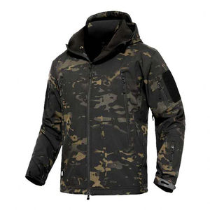 Veste tactique coupe-vent camouflage Glory Thermal Hybrid à capuche, isolée, tricotée, écologique, softshell, imperméable - Product Image 5