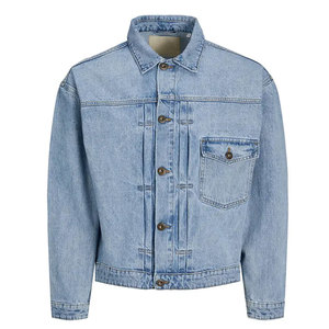 Custom Design Vintage Animal Print Breathable Eco-Friendly Men Denim <b>Jacket</b> High Quality Oversized Street Wear Fashion Wholesale - Product Image 5
