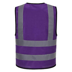 Reflective Safety <b>Vest</b> Strip Hi Vis Workwear <b>vest</b> High Visibility Construction Clothing <b>vest</b> For <b>Men</b> - Product Image 6