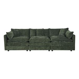 Divano a 3 Posti Verde 2187 per Soggiorno - Product Image 1