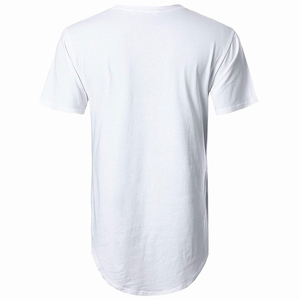 Men's <b>White</b> O-Neck Short Sleeve Regular Fit Cotton Jersey Casual T-Shirt Blank Solid Color Crewneck Top Gym T Shirt Fitness <b>Tee</b> - Product Image 2