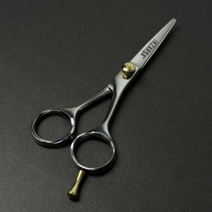 Latest Edition Professional Salon High-quality Durable Sharp Blade Safety Customizable Japanese Stainless Steel Barber <b>Scissors</b> - Product Image 2