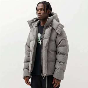 OEM Custom Trendy Mens Hooded Zipper Breathable Thick Puffer <b>Coats</b> Down Jacket Thick Warm Custom <b>Bubble</b> <b>Coat</b> - Product Image 3