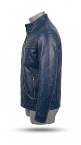 เสื้อแจ็คเก็ตสไตล์มอเตอร์ไซค์คลาสสิก เสื้อคลุมลำลองน้ำหนักเบา - Product Image 3