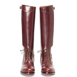 Bota de Montar para Caballo, de Cuero Sintético de Color Sólido, Protección Completa para Montar a Caballo - Product Image 4