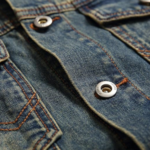 Chaquetas de Mezclilla Personalizadas para Hombre, Diseño Moderno, Transpirables, de Marca, Superventas - Product Image 4