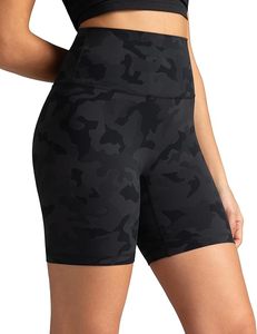 Shorts Deportivos de Cintura Alta para Mujer, Ecológicos, de Poliéster y Elastano, Color Sólido, Elásticos, Ropa Deportiva, Tejido Sin Costuras, Personalizados - Product Image 6