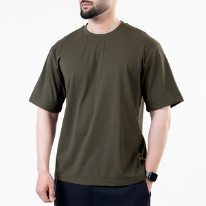 Camiseta de Algodón Premium para Hombre, Corte Estándar, Transpirable, Cuello Redondo, Ropa Personalizada, Fabricante OEM ODM, Exportación al por Mayor - Product Image 2