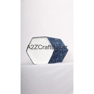 Contenedor de Basura Plegable Hexagonal para Exteriores, con Diseño Elegante de Algodón y Cartón, para una Vida Sostenible y Uso en Interiores/Exteriores - Product Image 6