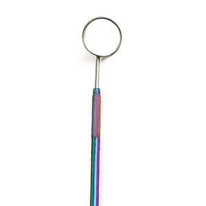 Espejo Bucal Dental de Alta Calidad con Mango Moleteado, Resistente al Óxido, Autoclavable, Instrumento para Clínica Dental - Product Image 1