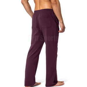 Custom Clothing Men Flare <b>Trouser</b> <b>Elastic</b> Mid Casual Comfortable Design Soft Fabric Breathable Eco-Friendly Elegant OEM Service - Product Image 3