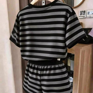 Ensemble d'été pour femmes, au-dessus du genou, uni, 100% coton, tissu doux et lisse, séchage rapide, respirant, écologique, prix abordable - Product Image 1