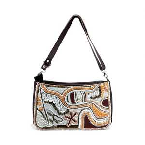 Handcrafted Indian Luxury Casual Daily Fashion Accessory Colorful Glass <b>Beaded</b> Baguette Handle Bag Durable <b>Crystal</b> Art Accessory - Product Image 1