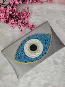 Soirée laiton vadrouille embrayages fait à la main Designer mariage exclusif mariée laiton nacre pochettes par artisanat de luxe - Product Image 2