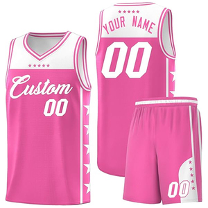Ensemble de maillots de basket-ball personnalisés, logo de l'équipe, nom, numéro, université, club, entraînement, salle de sport, vêtements de sport, 100% polyester, impression numérique - Product Image 1