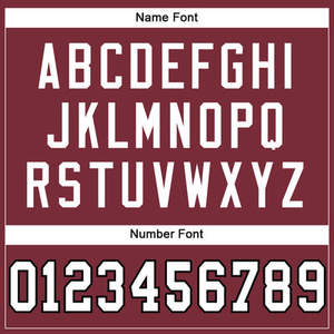Custom American Football Jersey Maroon <b>Mesh</b> V Neck <b>Short</b> Sleeve Sublimated Print Team Name Number Adult Regular Fit Quick Dry - Product Image 4