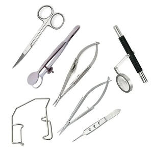 Juego de 7 Instrumentos Veterinarios para Cirugía Ocular, Instrumentos Oftálmicos de Acero Inoxidable para Veterinarios, CE Narham Enterprises - Product Image 5