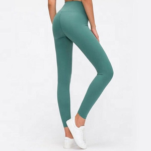 New Women's High Waisted Breathable Spandex/<b>Nylon</b> Fitness <b>Leggings</b> for Yoga & Gym Workouts - Product Image 1