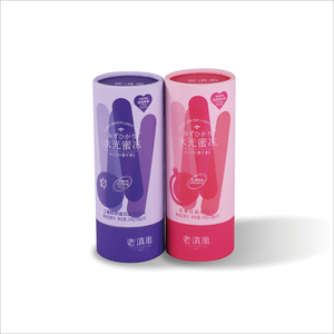 Boîte cylindrique d'emballage avec laminage soft-touch - Product Image 1