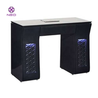 Table de manucure moderne en MDF à faible MOQ, fabriquée au Vietnam, personnalisable pour salons de beauté et meubles de cuisine