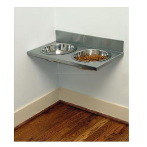 <b>Stainless</b> <b>Steel</b> XL Size <b>Dog</b> Food <b>Bowl</b> with Hanging Facility Silver Pet <b>Bowls</b> & Feeders for Home Garden Use - Product Image 1