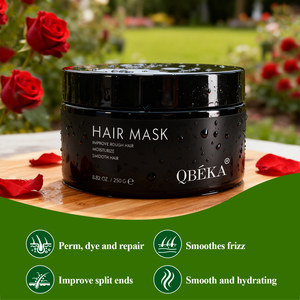 Mascarilla Capilar QBEKA con Extracto Natural de Plantas para el Tratamiento de Puntas Abiertas - Product Image 2